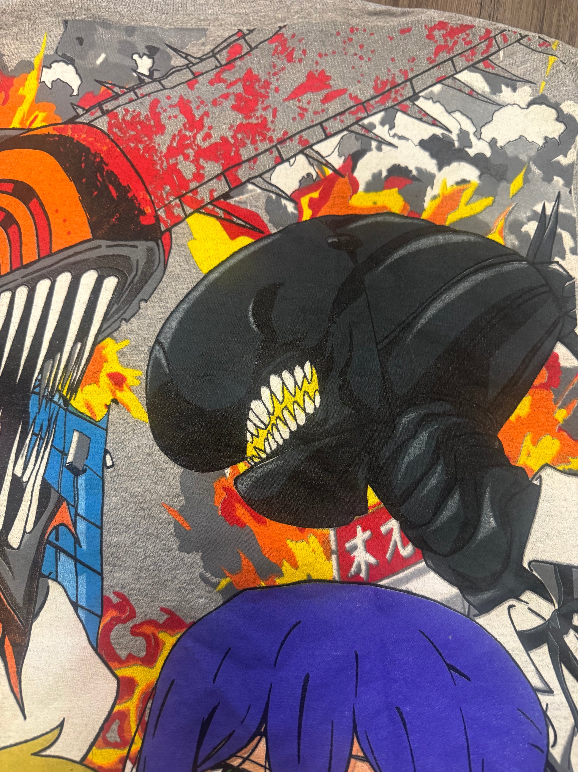 Black & blue tye dye - reze movie