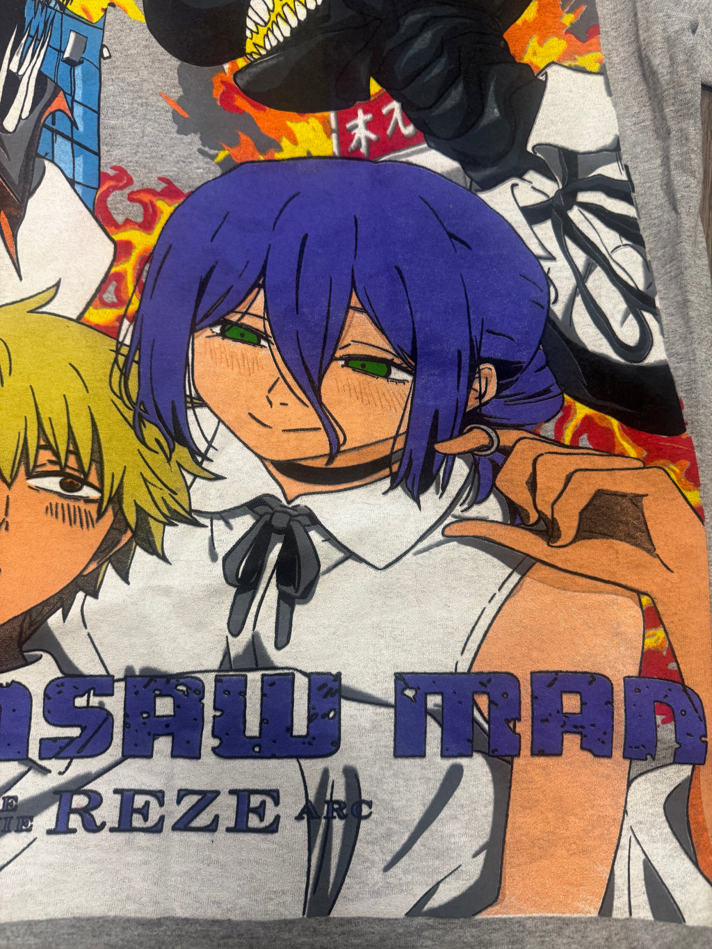 Black & blue tye dye - reze movie