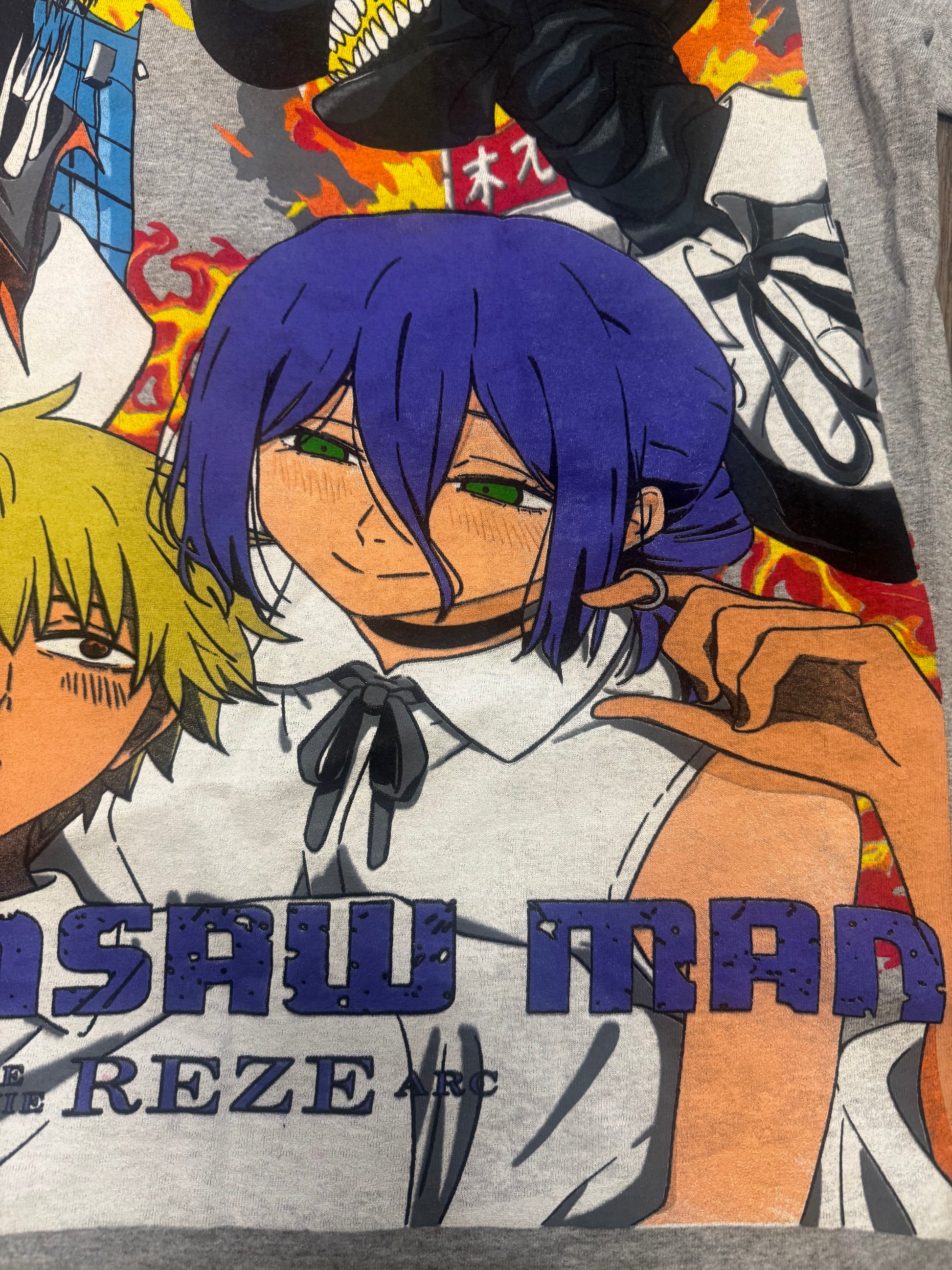 Black & blue tye dye - reze movie