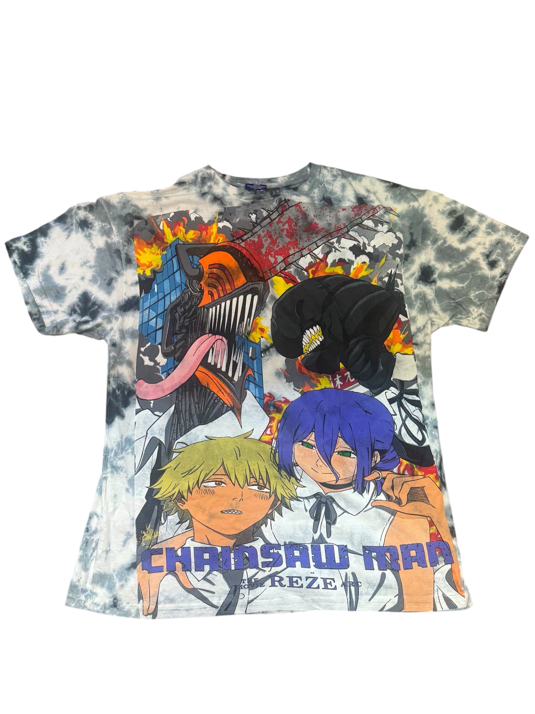 Black & blue tye dye - reze movie