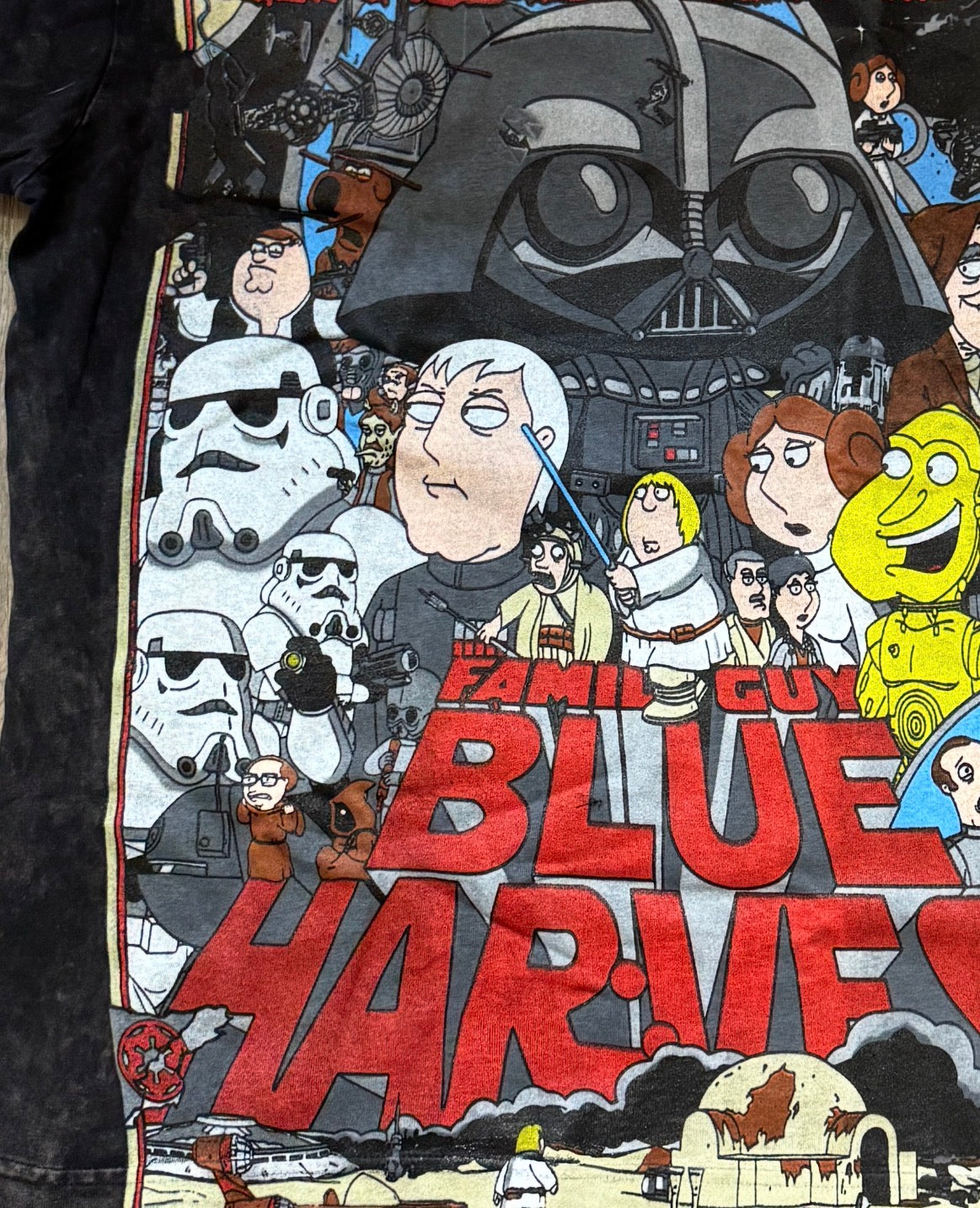 Black acid wash - Blue harvest