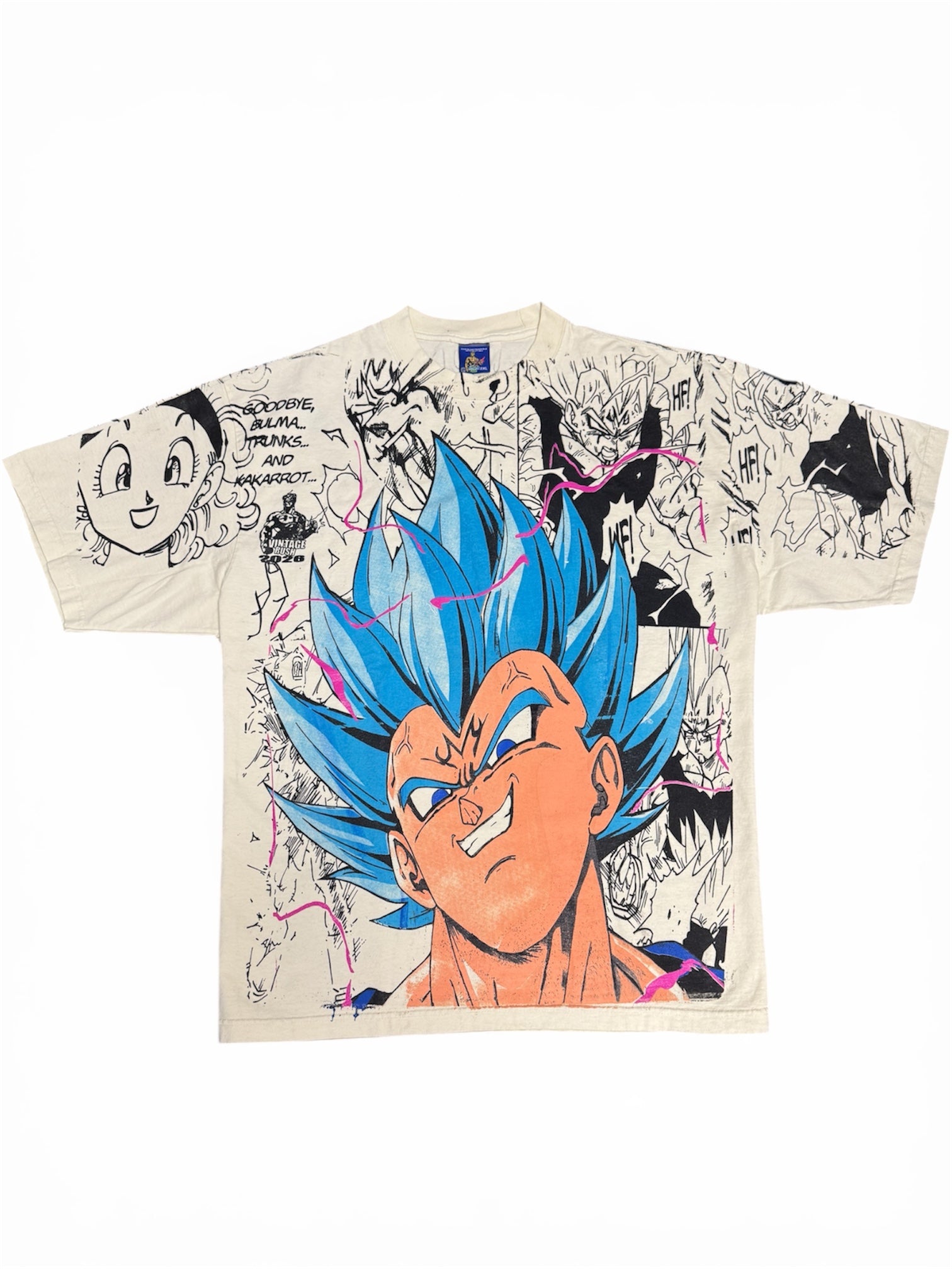 Cream - SSJ Blue Vegeta Mana Mega Print