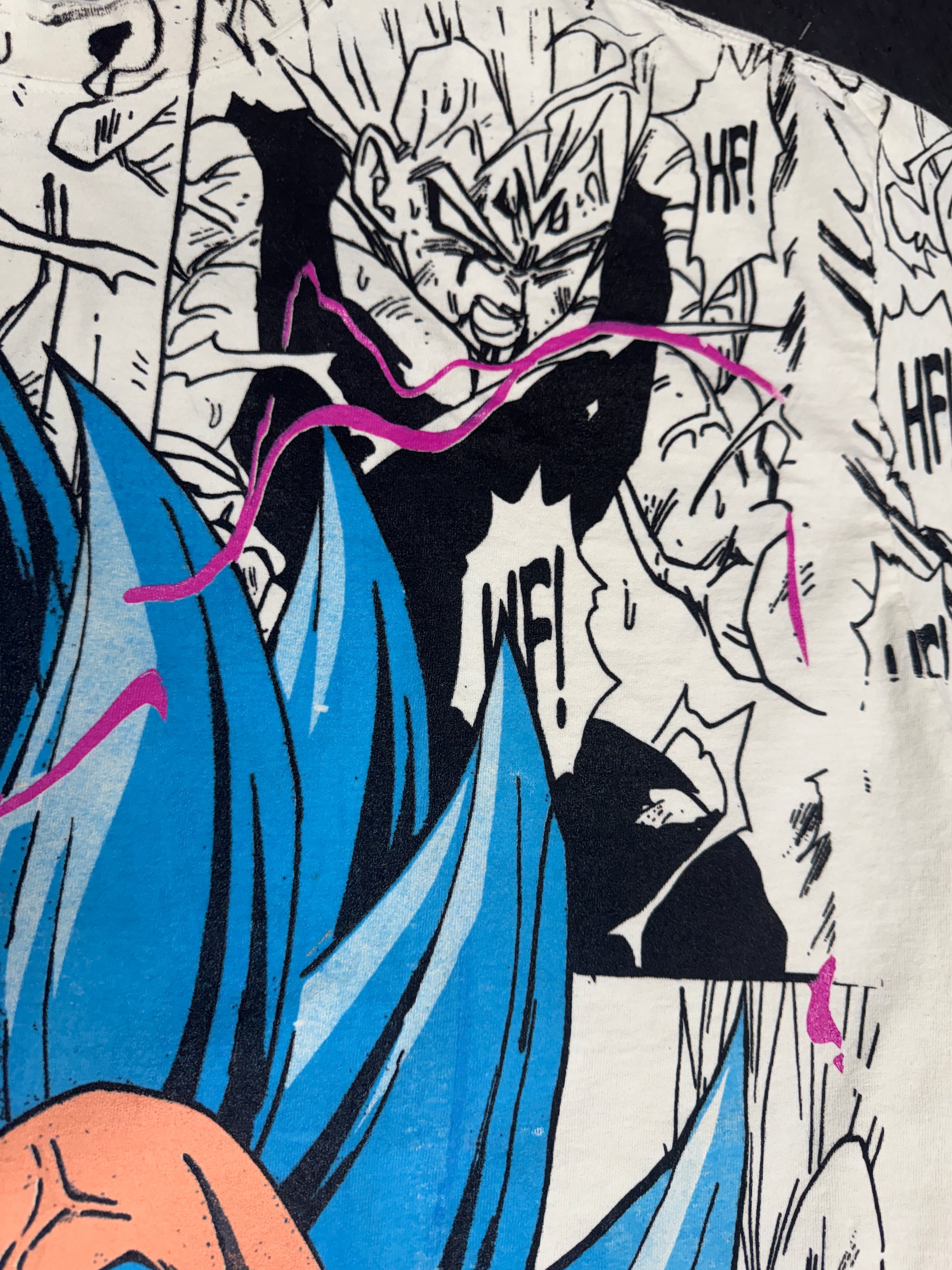 Cream - SSJ Blue Vegeta Mana Mega Print