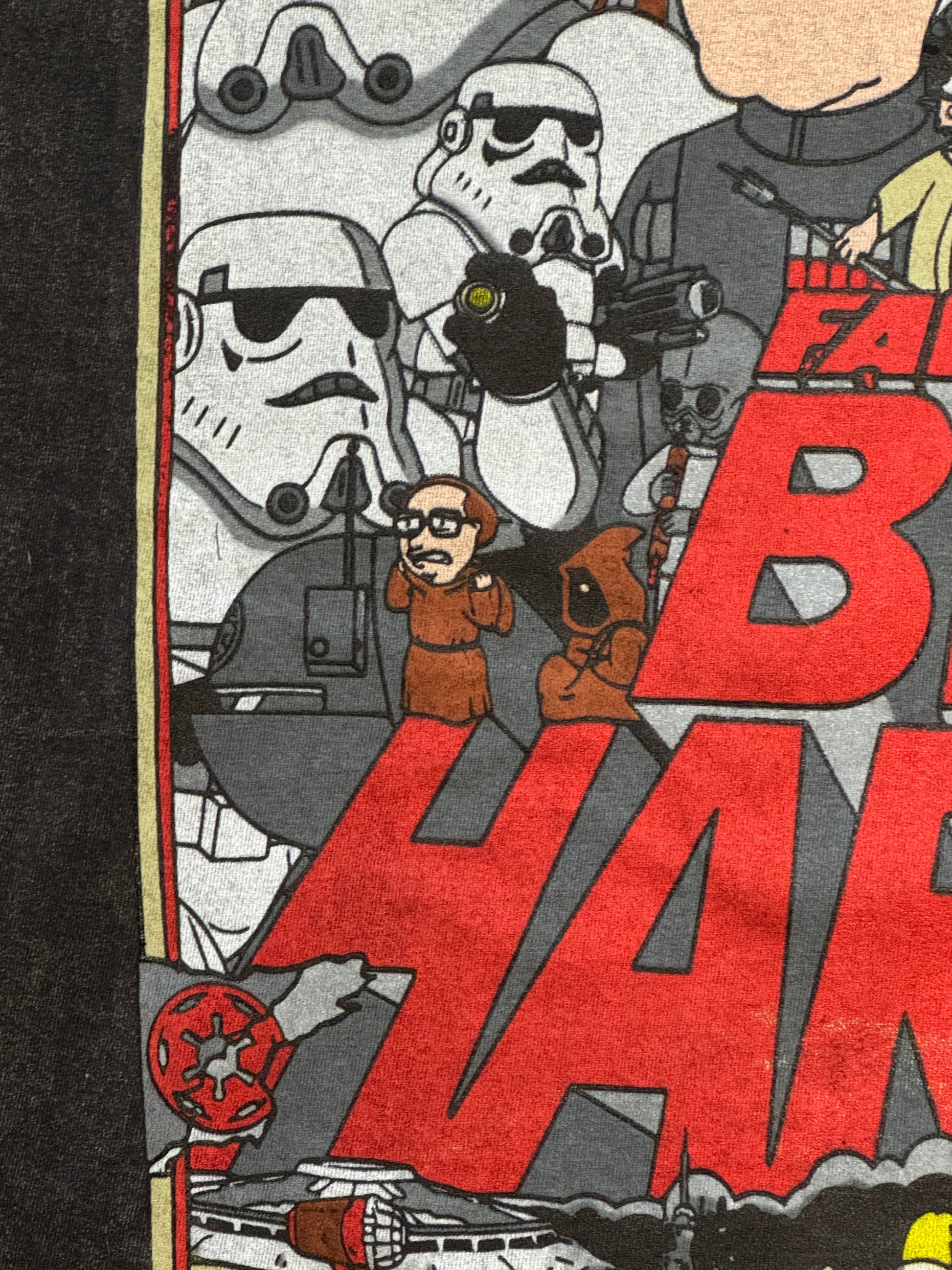 Black acid wash - Star  wars